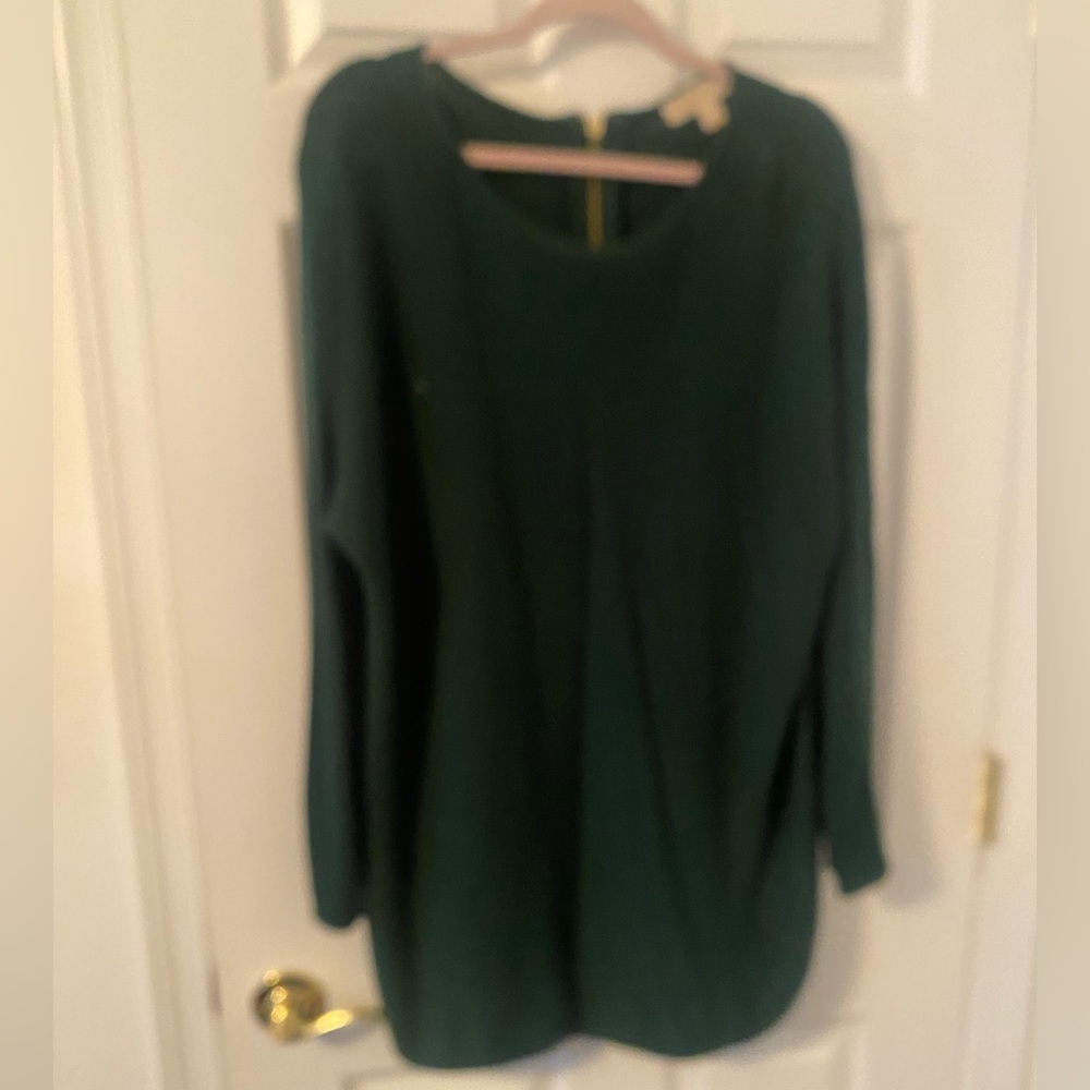 Michael Kors Forest Green Knit Top